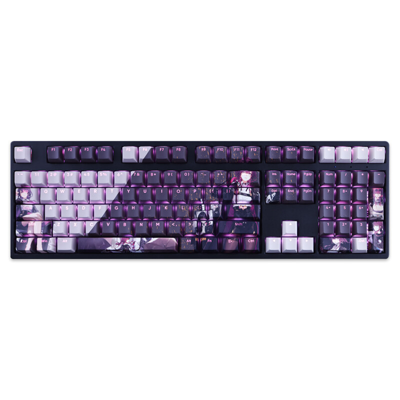 Honkai: Star Rail Kafka PBT Transparent Keycap Cherry MX 108 Keys Stocked 