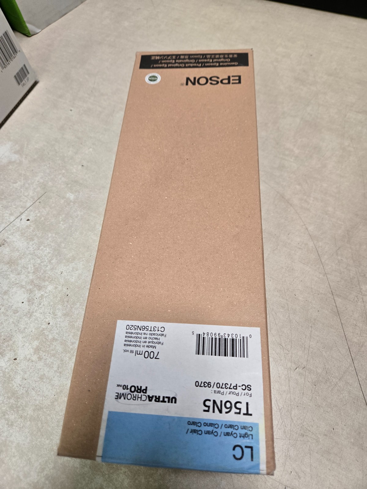Genuine Epson Light Cyan Ink Cartridge T56N5 Date:2028