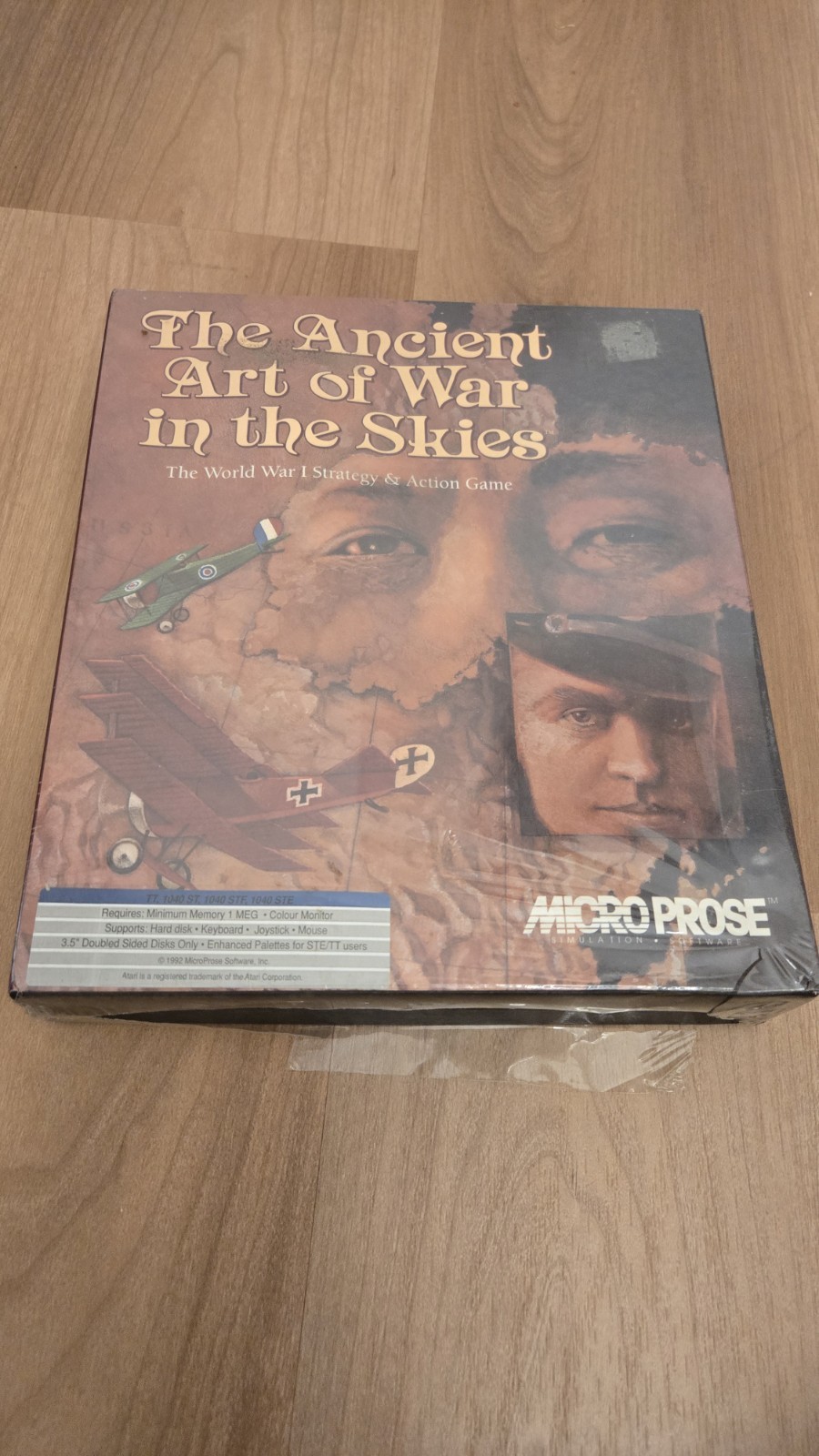 VTG 90's MicroProse The Ancient Art of War in the Skies Atari Big Box Complete