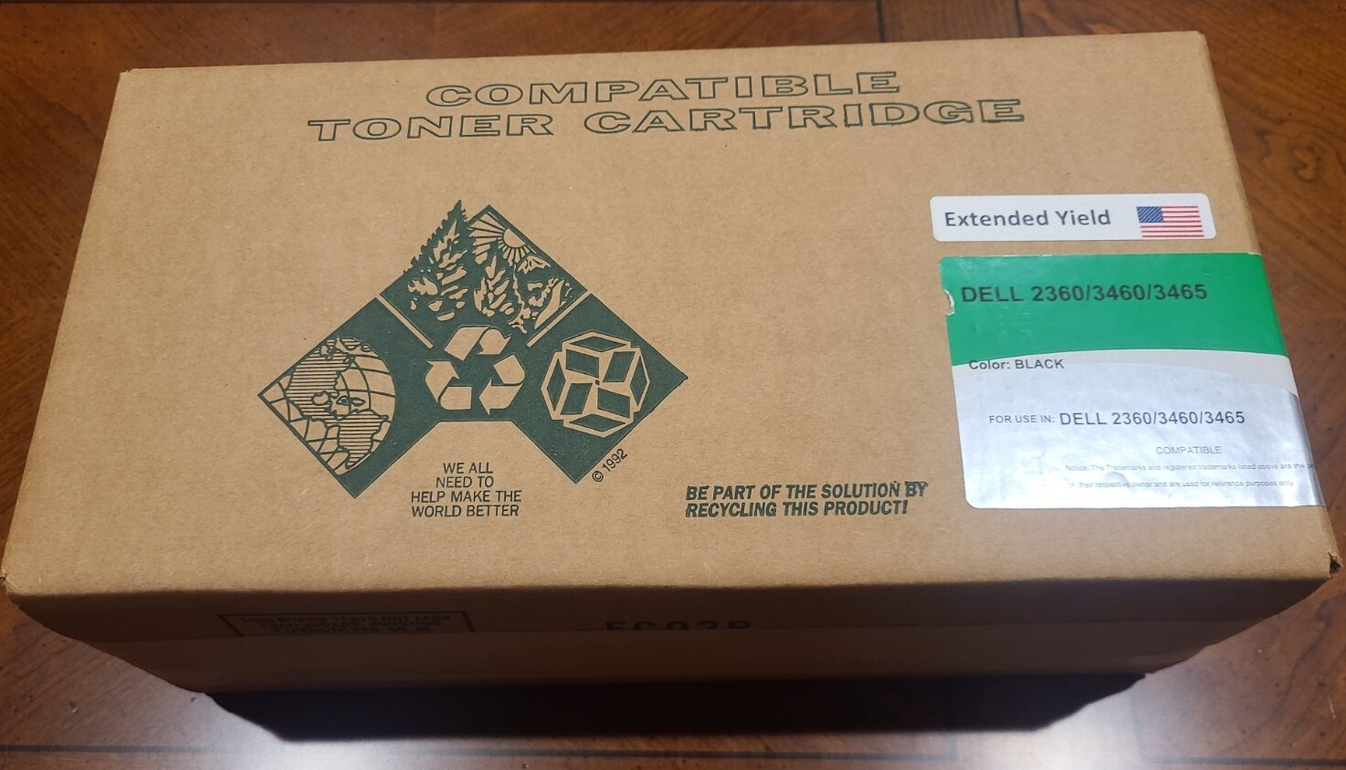 1pk 2360 Toner Cartridge for Dell M11XH B2360D B2360DN B3460DN B3465dn B3465dnf