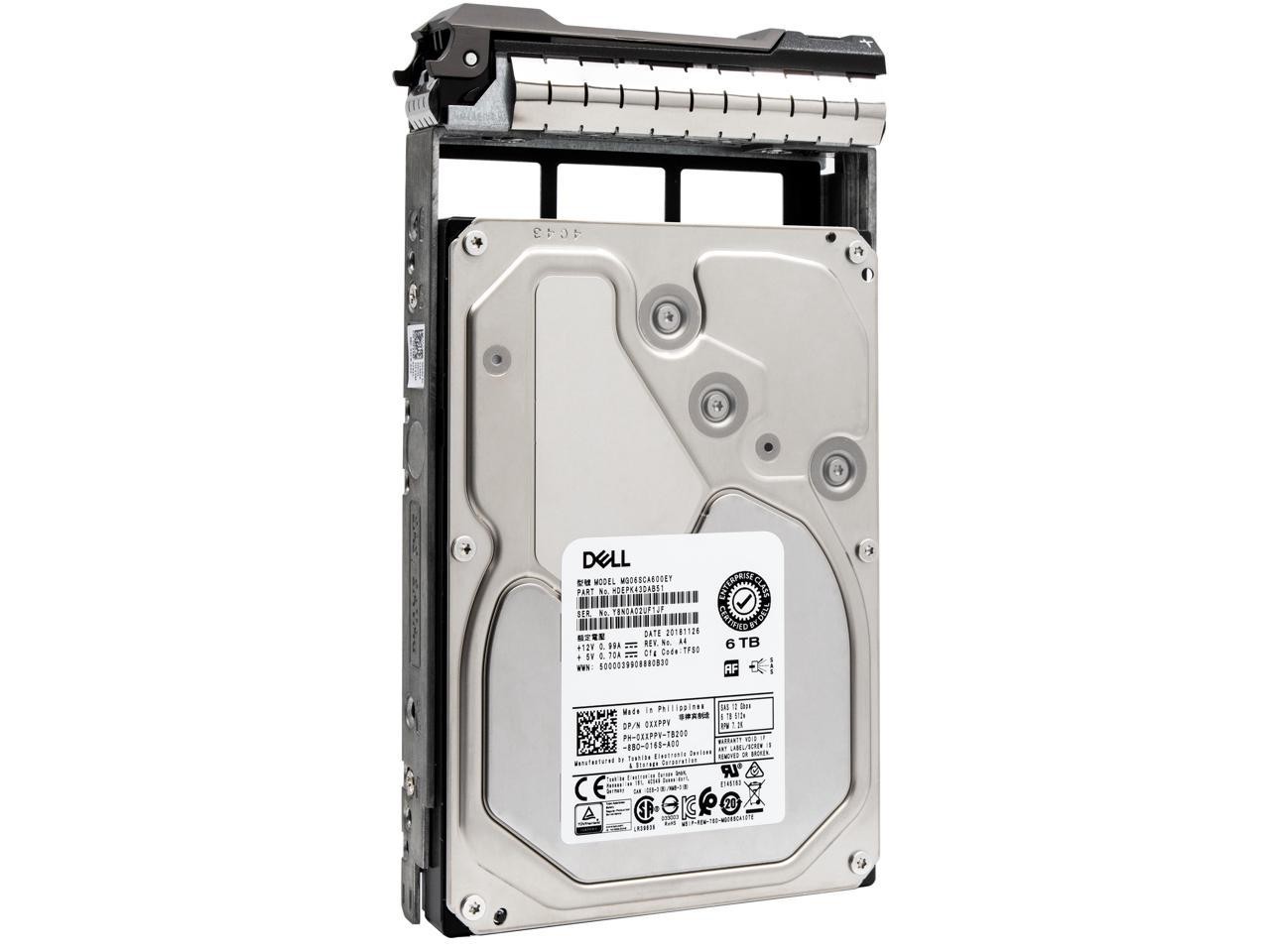 Dell 03PRF0 6TB 7.2K SAS 12Gb/s 512e 3.5" HDD For Parts