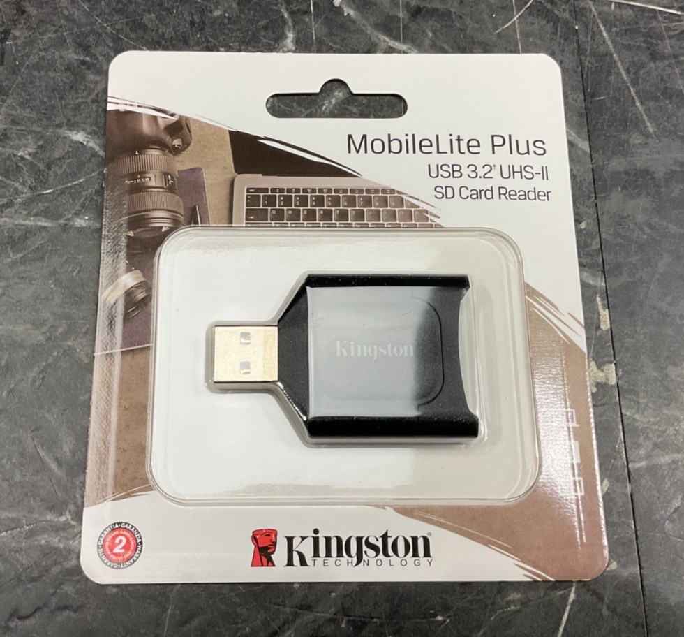 Kingston MobileLite Plus USB3 Secure Digital Card Reader MLP ✅ ❤️️ ✅ ❤️ NEW