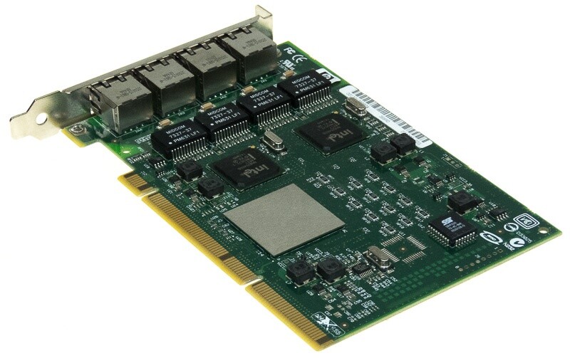 ETHERNET ADAPTER HP 389996-001 NC340T QUAD 4 PORT GIGABIT PCI-X