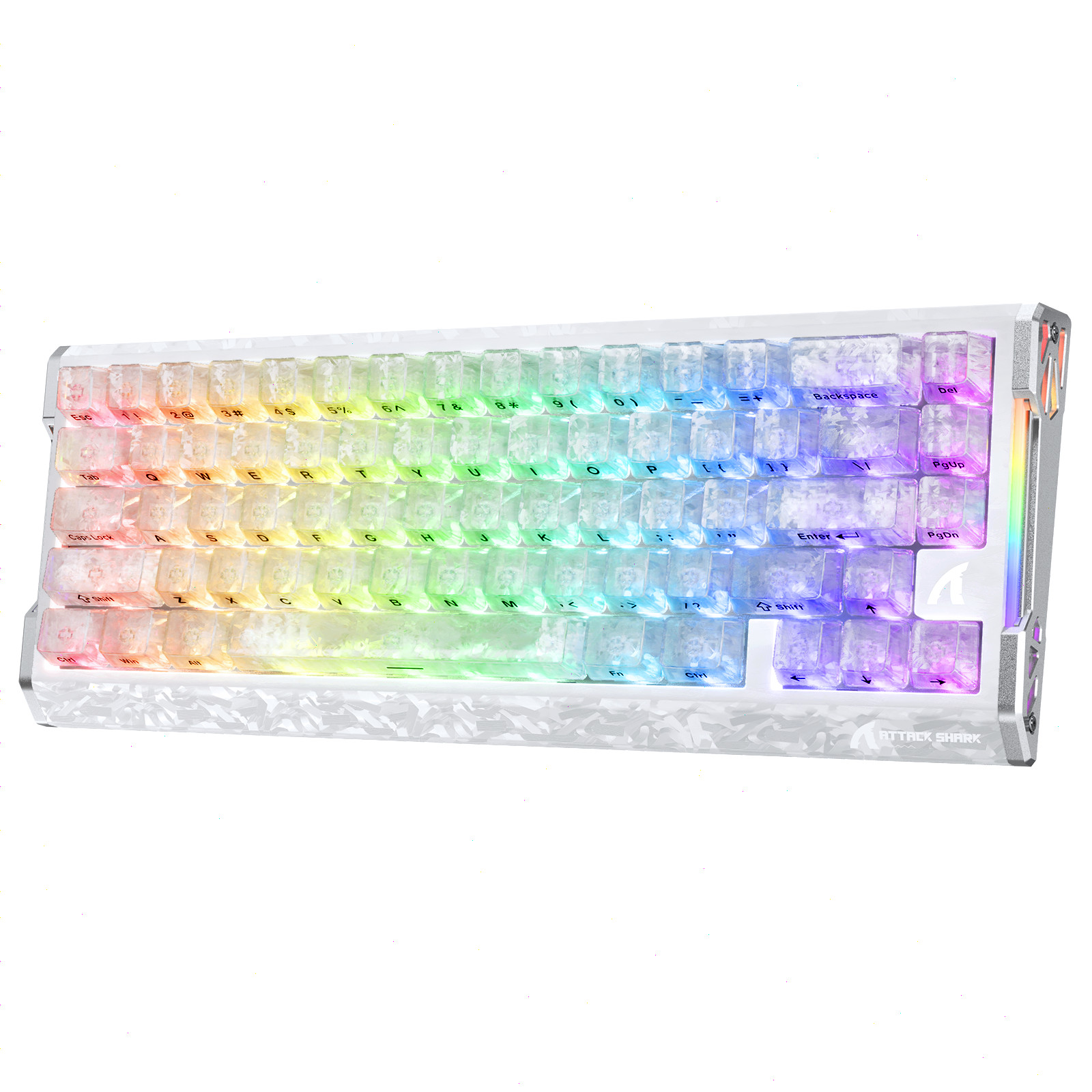 ATTACK SHARK R68 HE Carbon Fiber Rapid Trigger Gaming Keyboard Wired 8KHz RGB PC