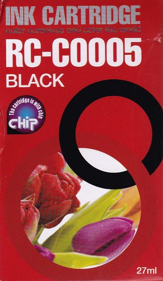 RC-C0005 BK- Ink Cartridge Black Compatible Canon Pixma