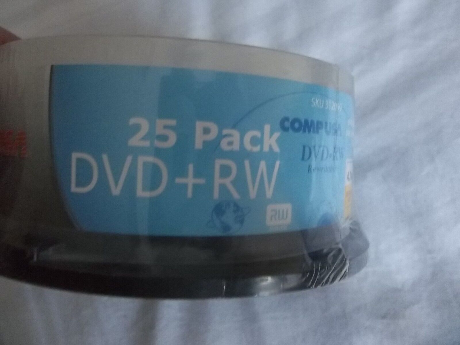 CompUSA 25 Pack DVD+RW 4.7GB 4X speed