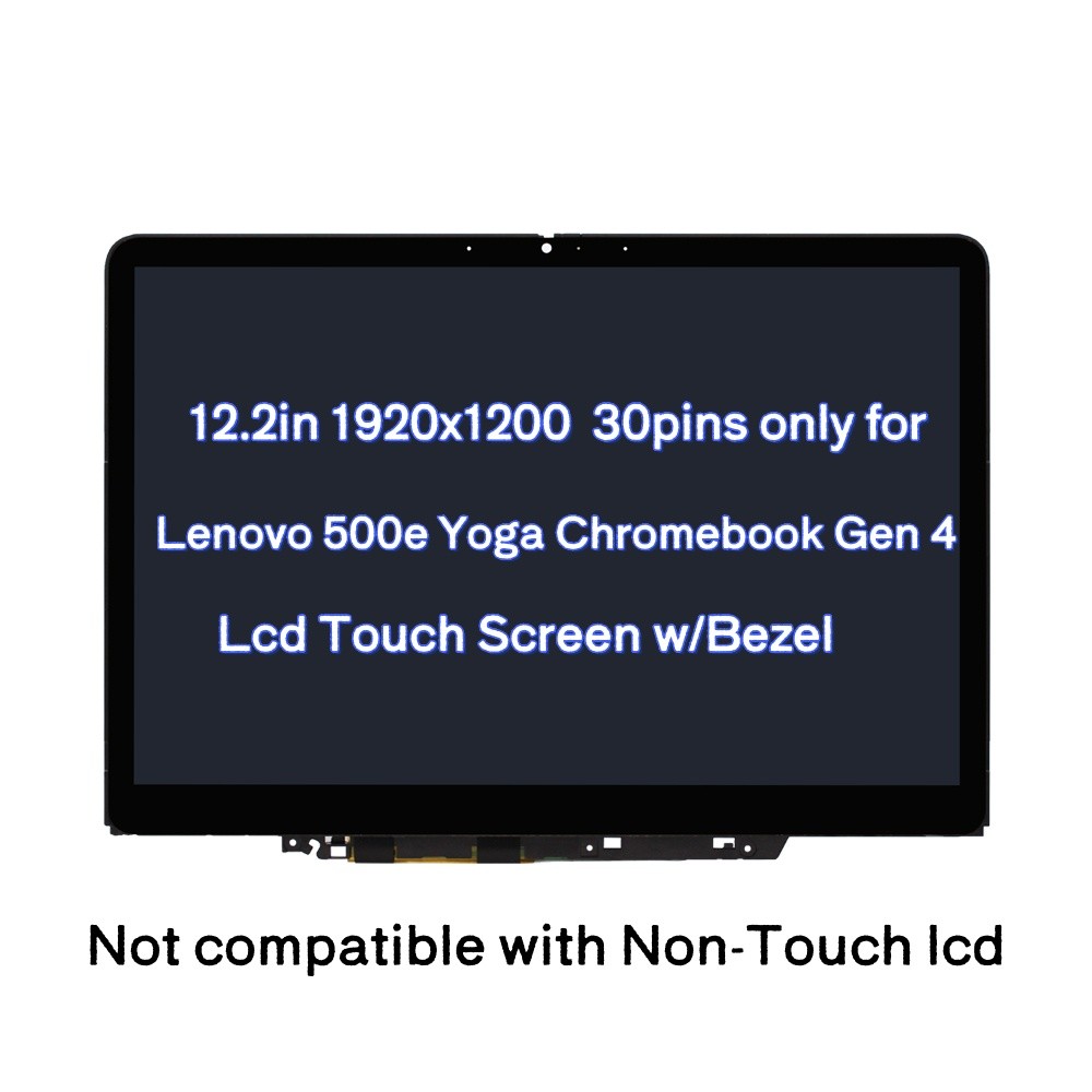 FHD+LCD Touch Screen for Lenovo 500e Yoga Chromebook Gen 4 82W4001SUS 82W40009US