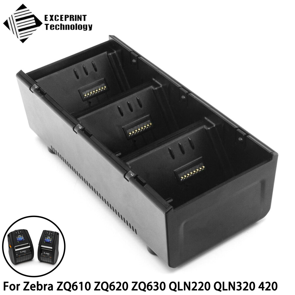 ✅ 3-Slot Battery Charging Cradle for Zebra ZQ610 ZQ620 ZQ630 QLN220 320 QLN420 ✅