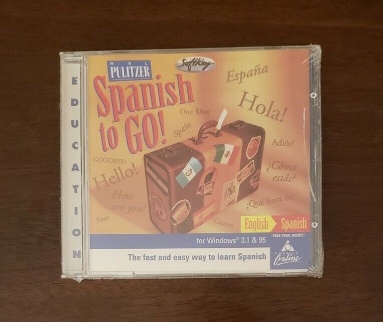 RXL Pulitzer Spanish to Go (Vintage PC CD-ROM, 1998)