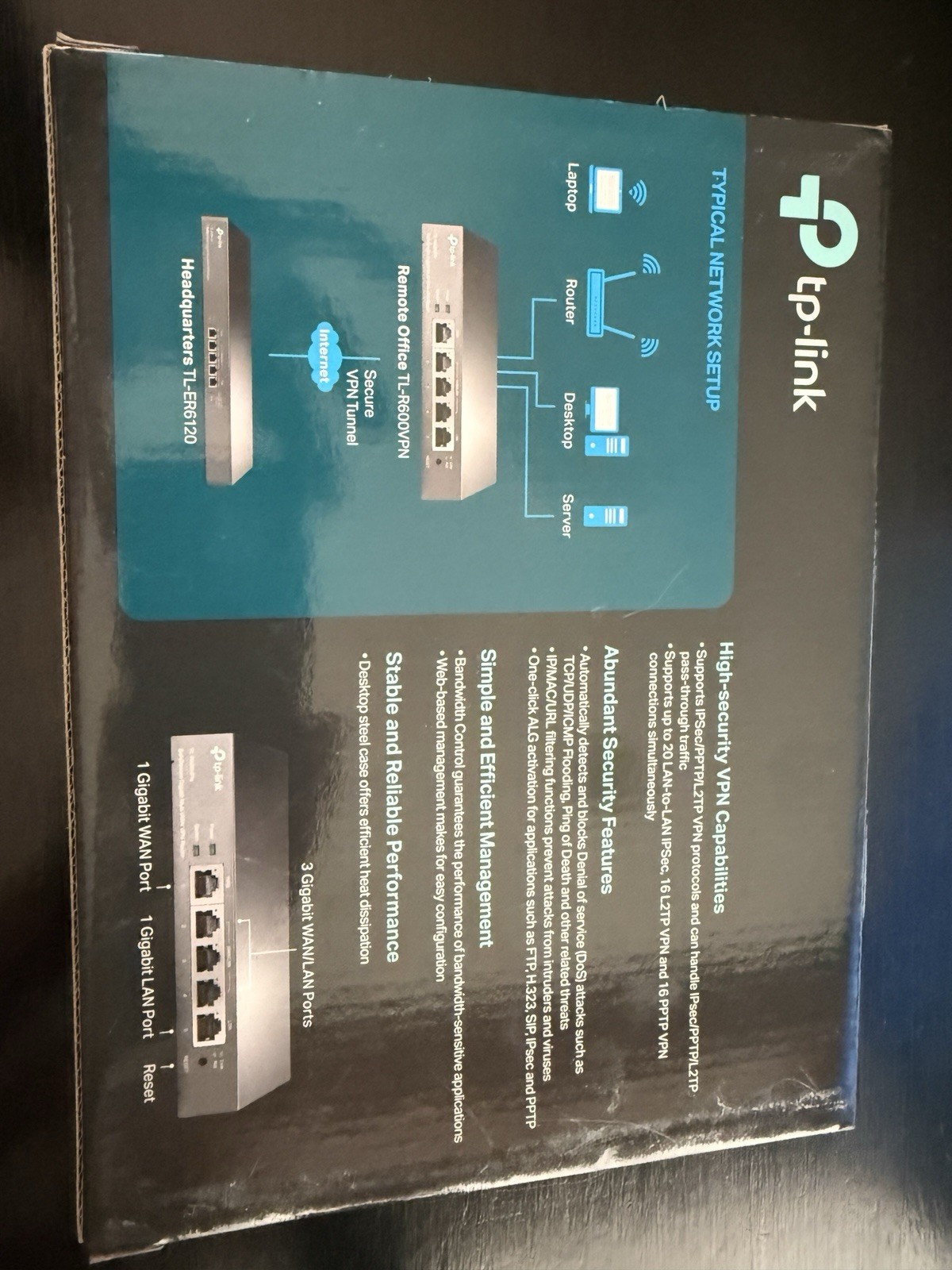 TP-Link TL-R600VPN SafeStream Gigabit
