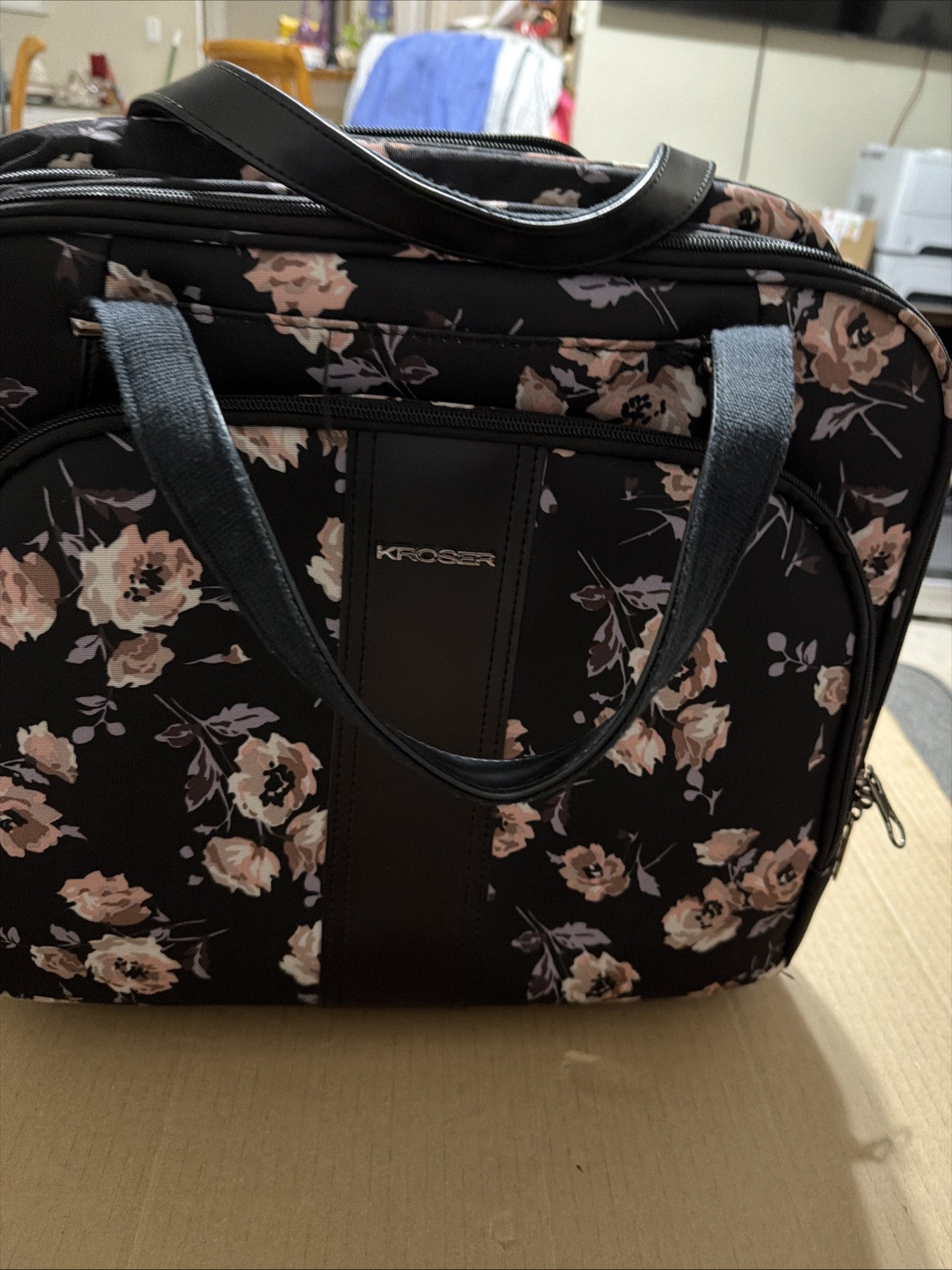 KROSER Rolling Laptop Briefcase Premium Rolling Laptop Bag Fits Up to 15.6 Inch