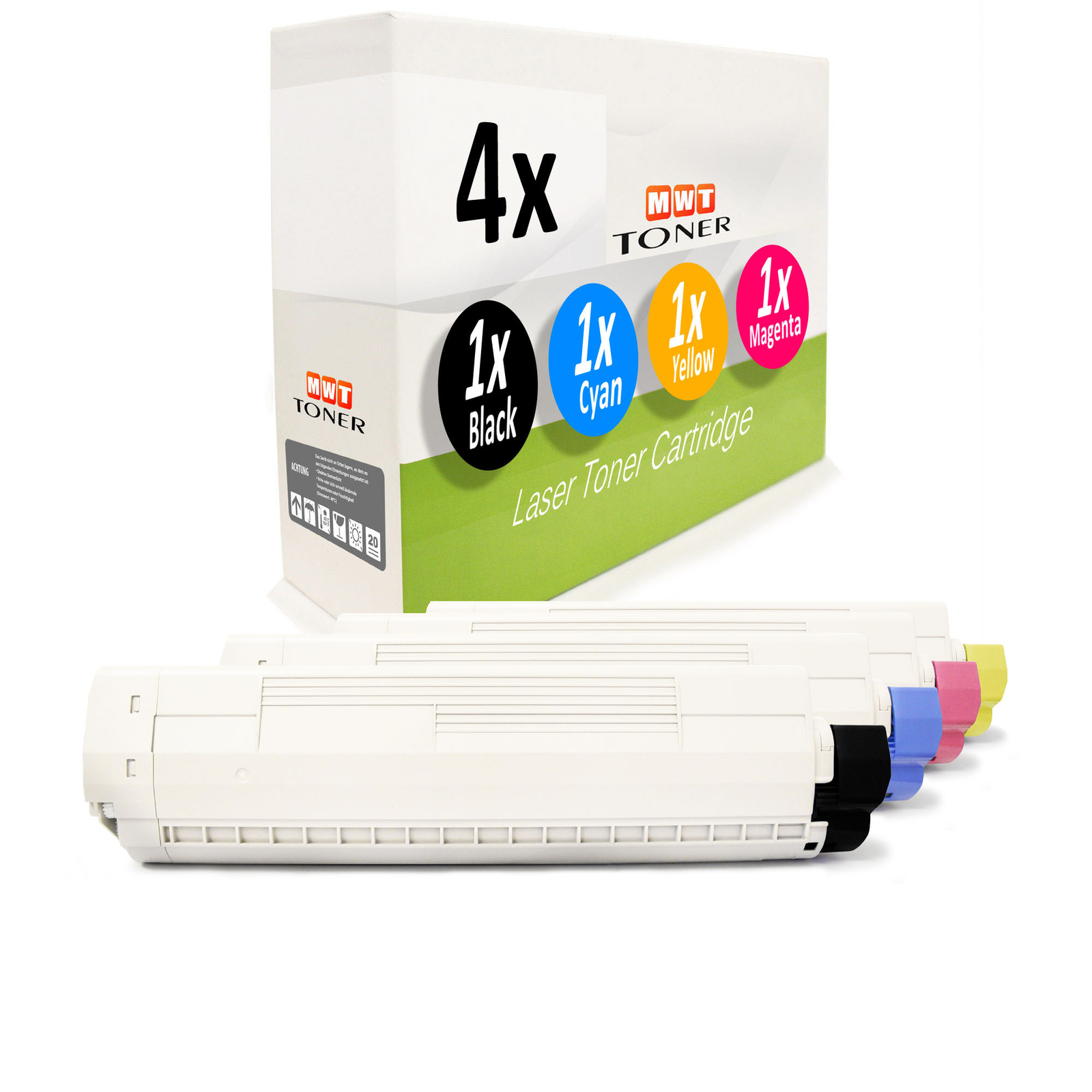 4X MWT Toner For OKI ES-8430-DN