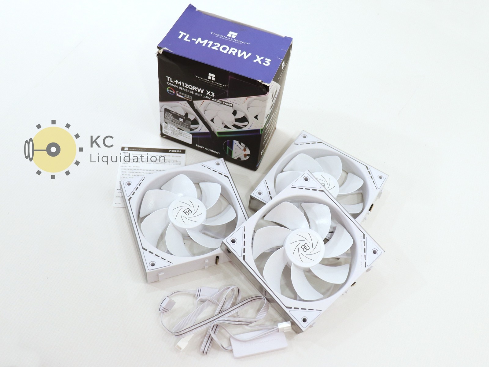 Thermalright 3-Pack TL-M12QRW X3 120mm ARGB CPU Fans