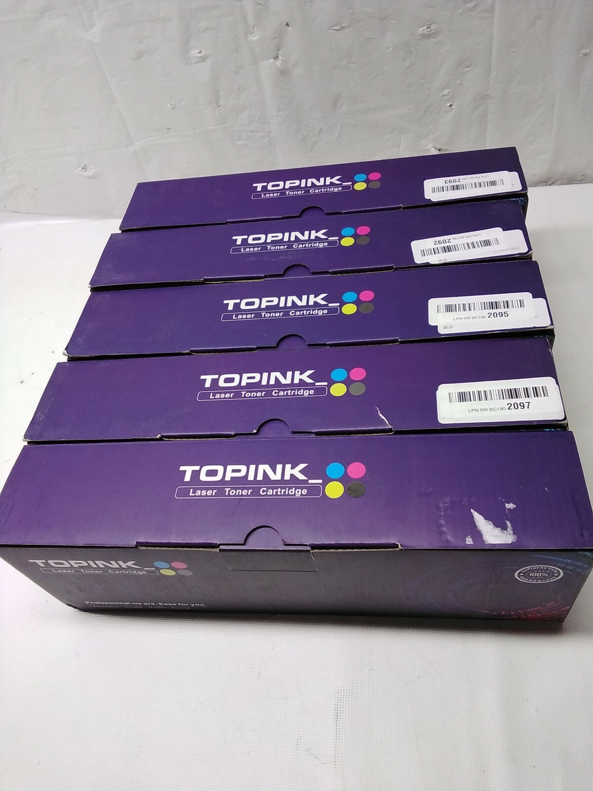 5 pack - Topink Toner Cartridge TP-TN225 2Bk/M/C/Y