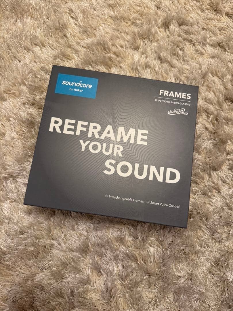 Anker Soundcore Frames Cafe Smart Audio Glasses Blue Light Cut IPX4 A3600 Japan
