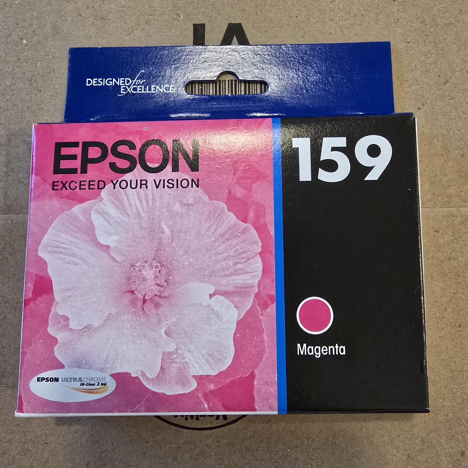  Genuine OEM Epson 159 Magenta Cartridge C13T159320 for R2000 SEALED Exp 2027