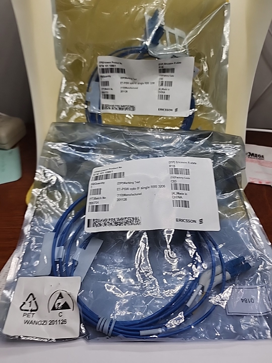LOT OF 2 - ERICSSON NTM 101 1088/1 ET-PSW Opto IF Single RBS 3206 T.A [RB 6]