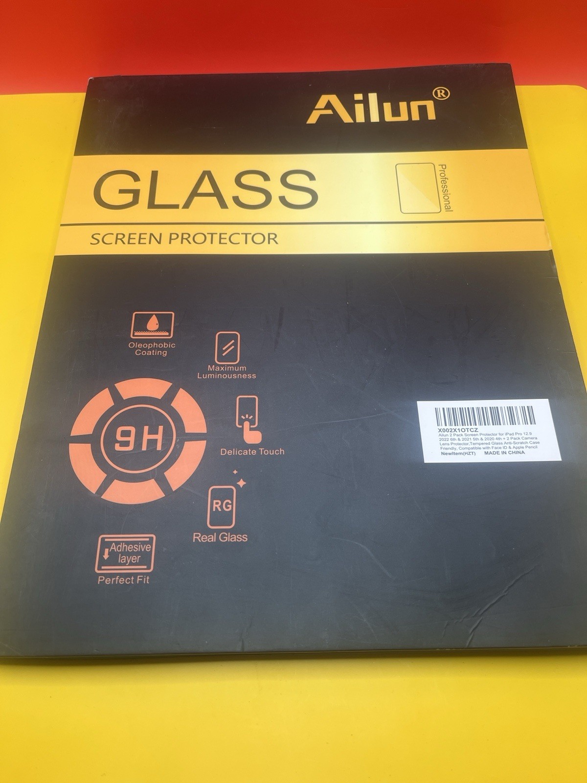 Ailun iPad Pro 12.9 Screen Protector Lot of 3 | 2020–2022 | Tempered Glass 2 pk