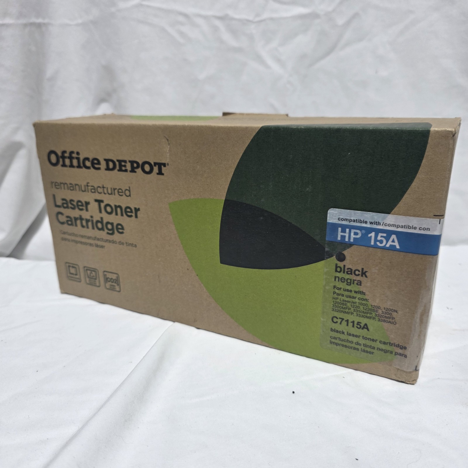 Office Depot Reman Toner Cartridge Replaces HP 15A, Black