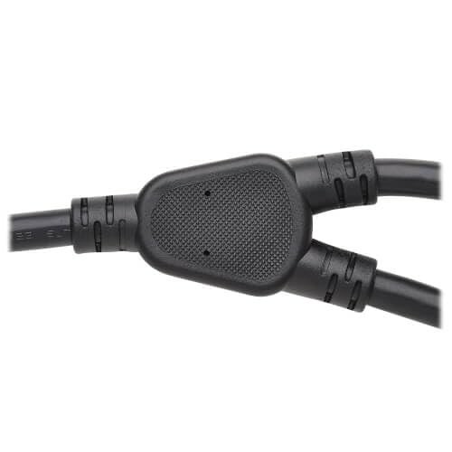 - IEC C20 to 2X C13 Splitter Power Cord - 6ft, 200~250V 12/14AWG 20A Heavy Du...