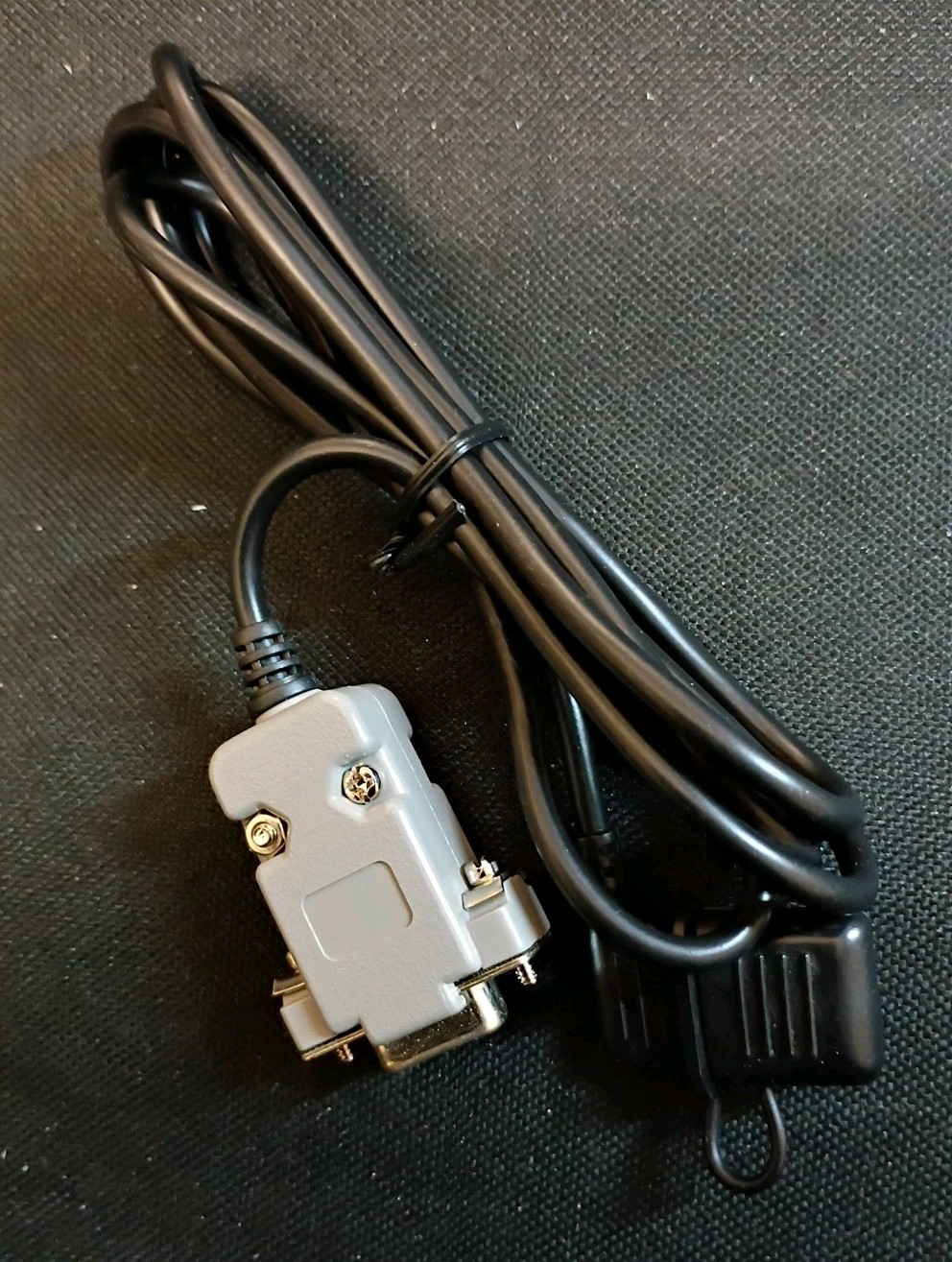 Vintage Radio Shack RS232 Cable , Fits Old 22-168A DMM. Serial Connector to PC.