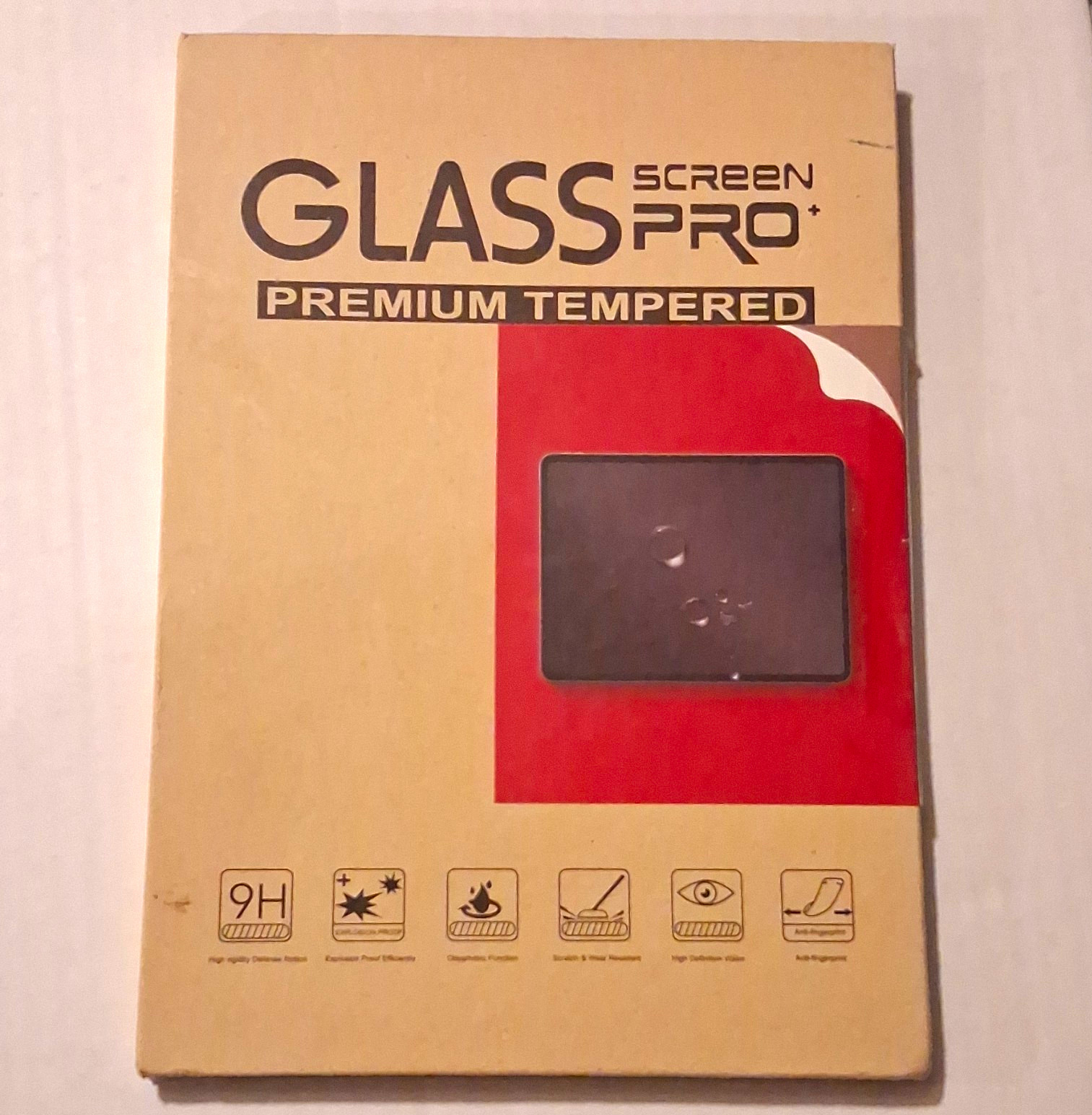 GLASS PRO SCREEN PRO+ Tempered Glass Screen Protector Clear Anti-Scratch 2 pack