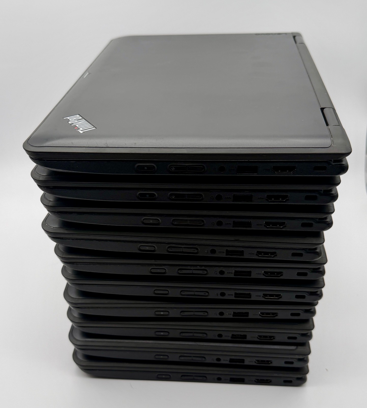 Lot of 10 Lenovo ThinkPad 11e 11.6" N3160 4GB RAM 128GB SSD Windows Laptops