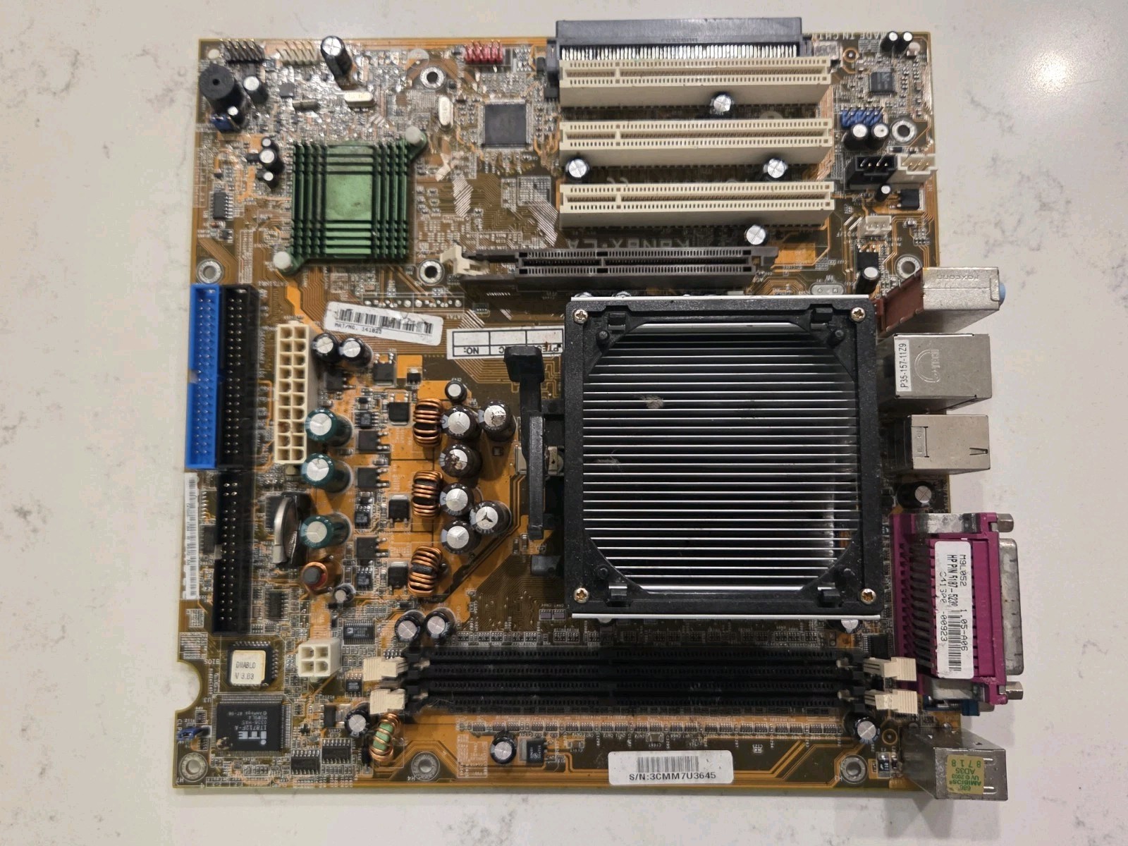 ​Vintage HP Asus PTGD-LA Motherboard 5187-5239 Puffer2-UL8E LGA 775 AS-IS