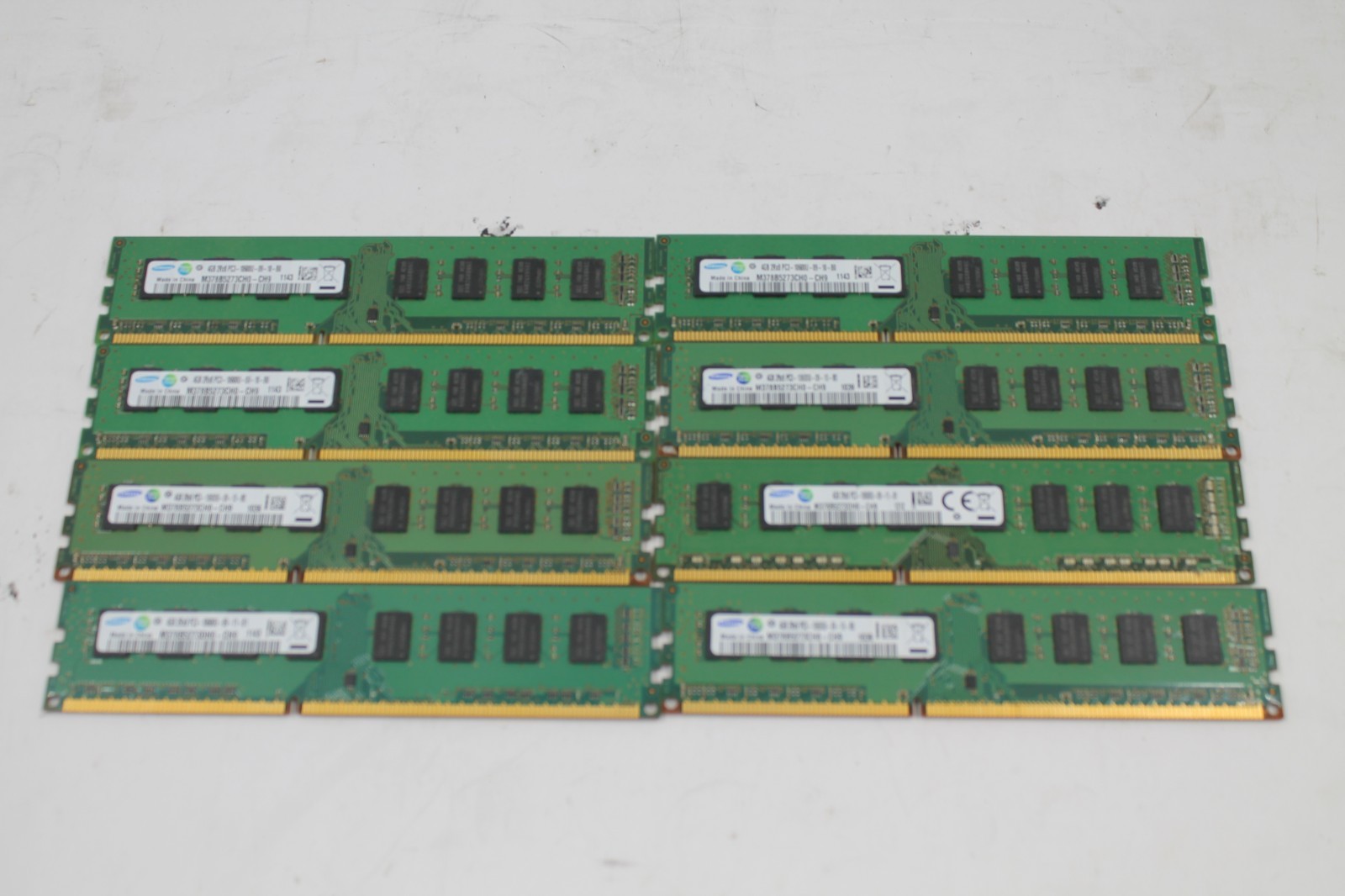 Samsung 32 GB (8 x 4GB) 4GB 2Rx8 PC3-10600U-09-10-B0 M378B5273CH0 Ram kit 