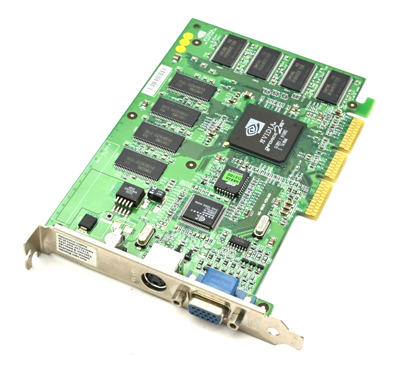 Dell Nvidia GeForce2MX AGP 64MB Video Graphics Card TW-03K595-69700-1CL-2837