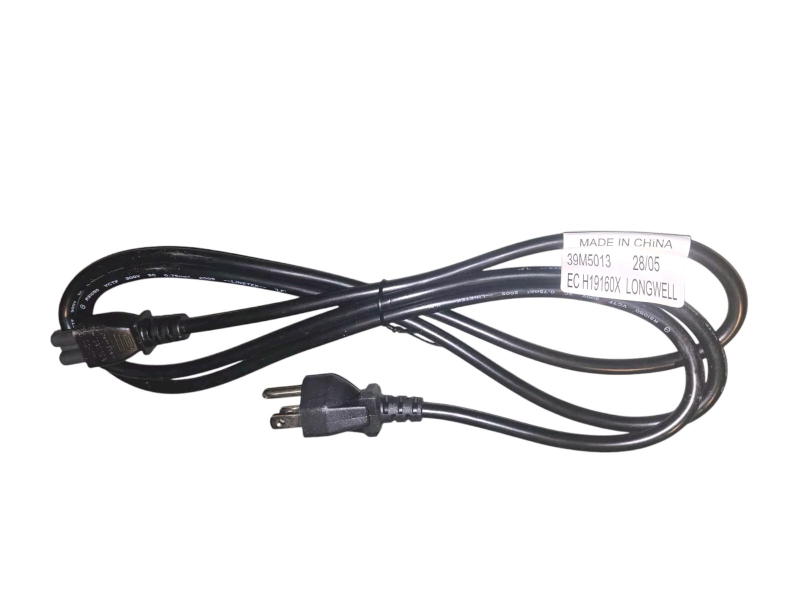 Bulk Qty Lot of 20 pcs 6 Ft LongWell 39m5013 ec h29160x AC Power Cables 3-prong