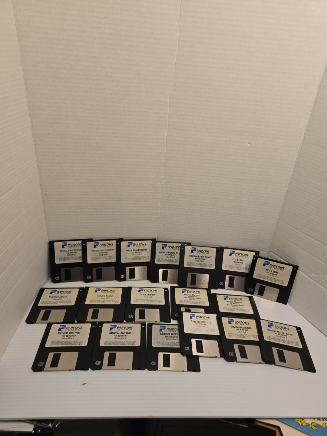Parsons Technology Software Windows 3.5" Floppy Medical History Legal Images