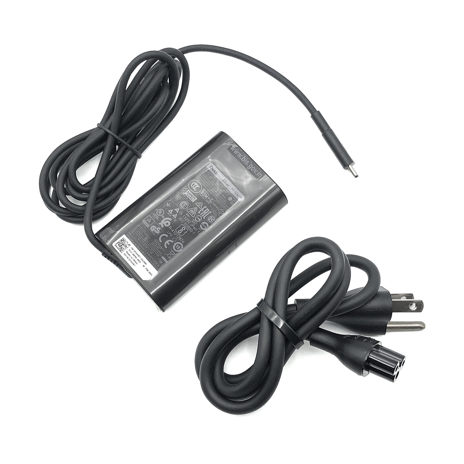 Original Dell 45W AC Adapter Power Charger Type-C Dell Chromebook 14 7486