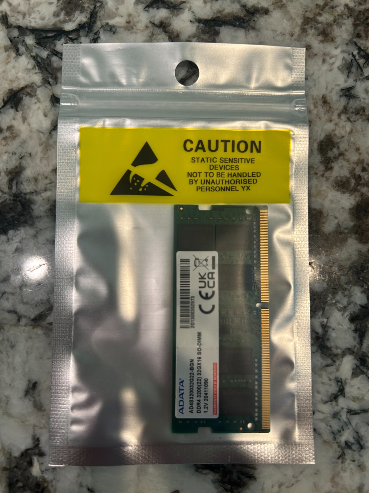 ADATA 32GB DDR4-3200 SO-DIMM Laptop Memory RAM – AD4S320032G22-BGN