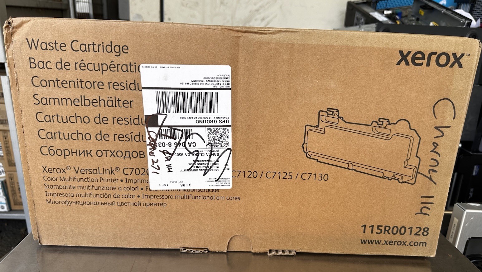 NEW Xerox Waste Gray Original Cartridge - 115R00128