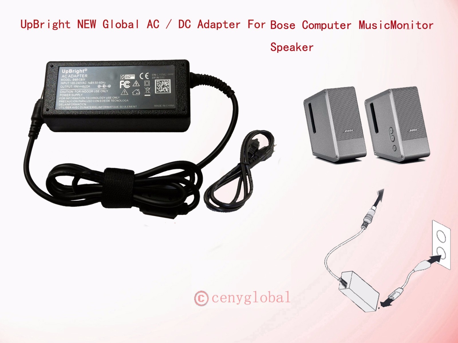 18V AC Adapter For Bose Computer MusicMonitor Speakers 323232-1100 Power Charger
