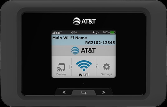 Franklin A50 5G | WiFi 6 | 2.4" Display | 5000 mAh | AT&T Hotspot