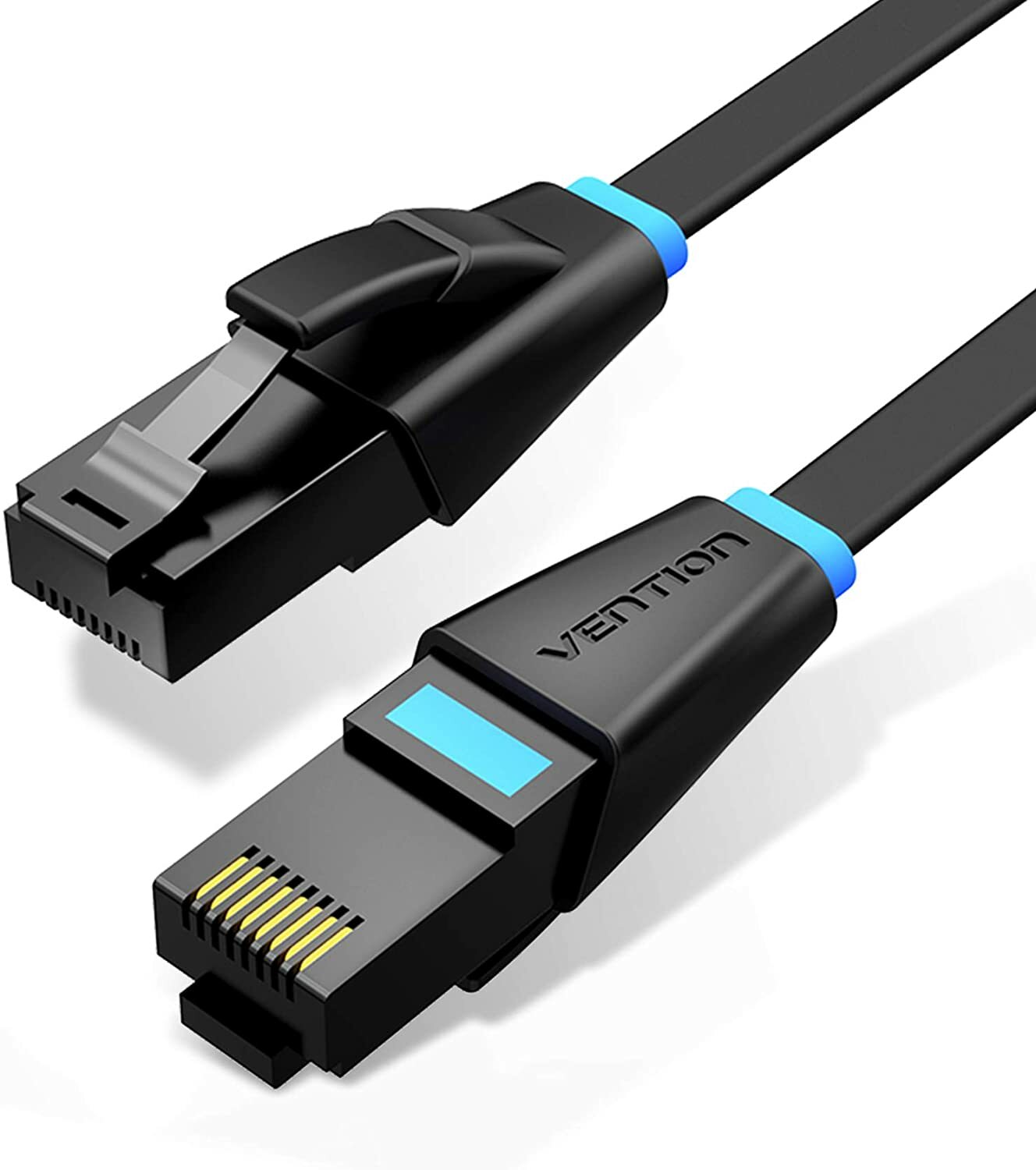 VENTION Ethernet Cable 6FT Cat6 Flat Internet Network Patch RJ45 Connector NEW