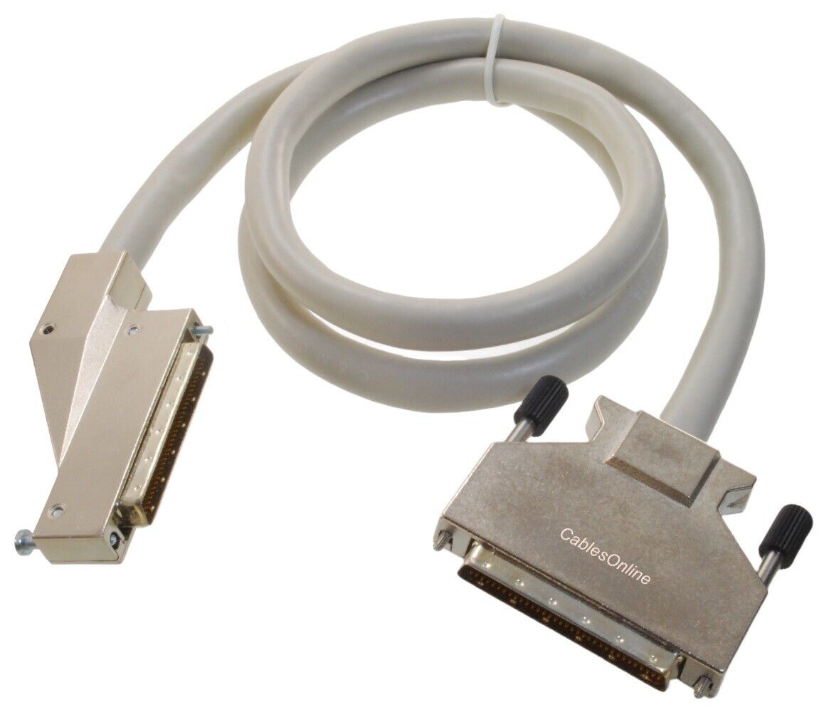 3ft SCSI-3 (HPDB68) Right-Angle to SCSI-3 (HPDB68) 68-Pin M/M Cable, SC-3303R