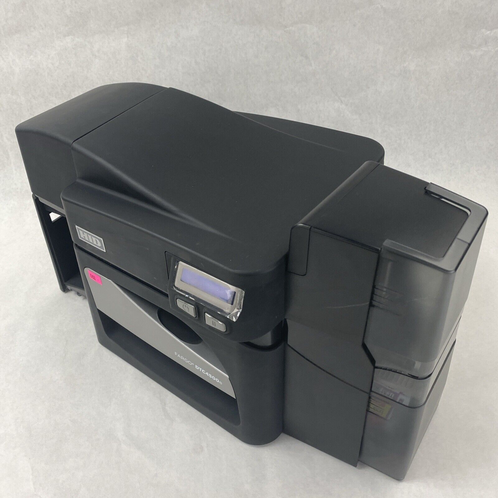 Fargo DTC4500e Color ID Card Printer TESTED but NO POWER SUPPLY