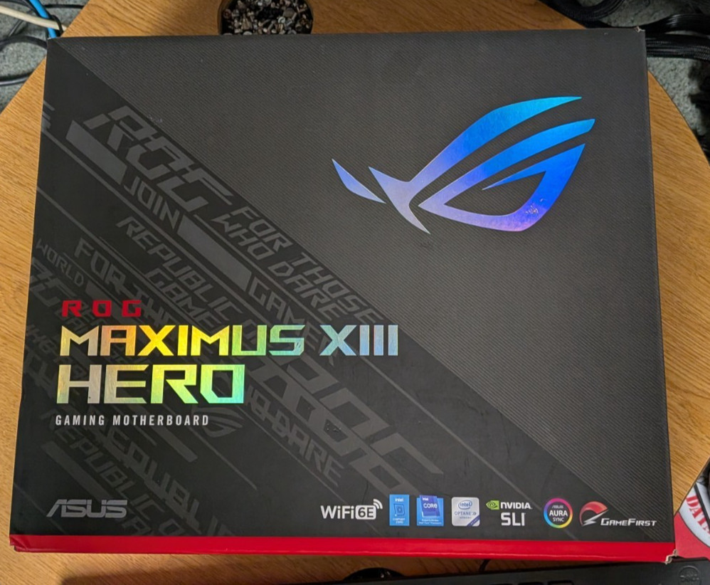 Open Box ASUS ROG Maximus XIII Hero(Z590) Motherboard. Updated BIOS