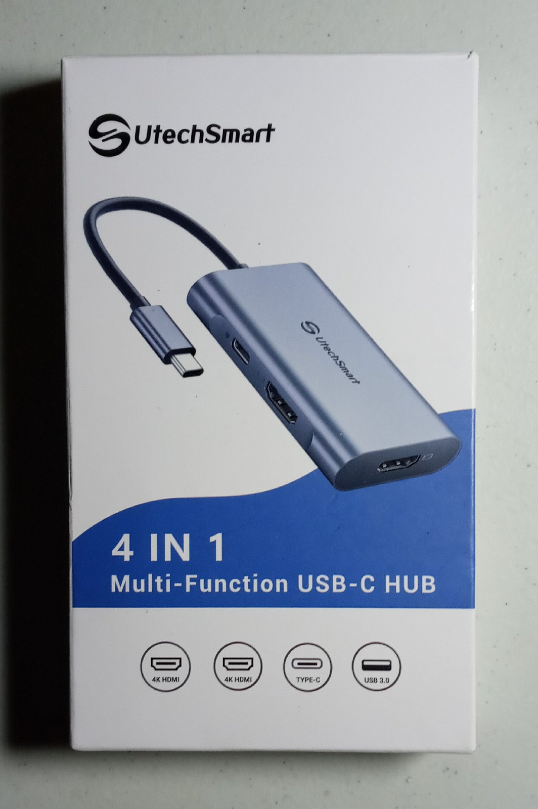 UTECHSMART 4 in 1 Multi-Function USB-C Hub