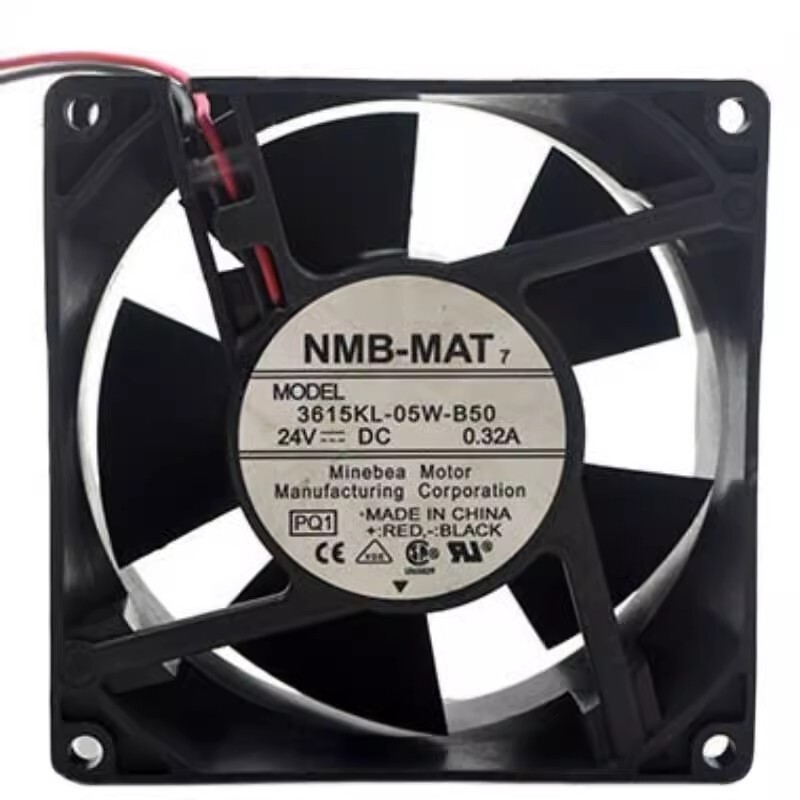 NMB 3615KL-05W-B50 9238 DC24V 0.32A 9CM 2-Wire Dual Ball Cooling Fan