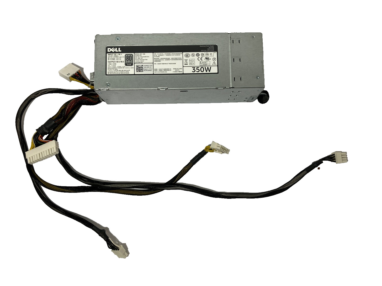 DF83C 8M7N4 DELL POWEREDGE T320 CABLED POWER SUPPLY DH350E-S0 350W 0DF83C 08M7N4