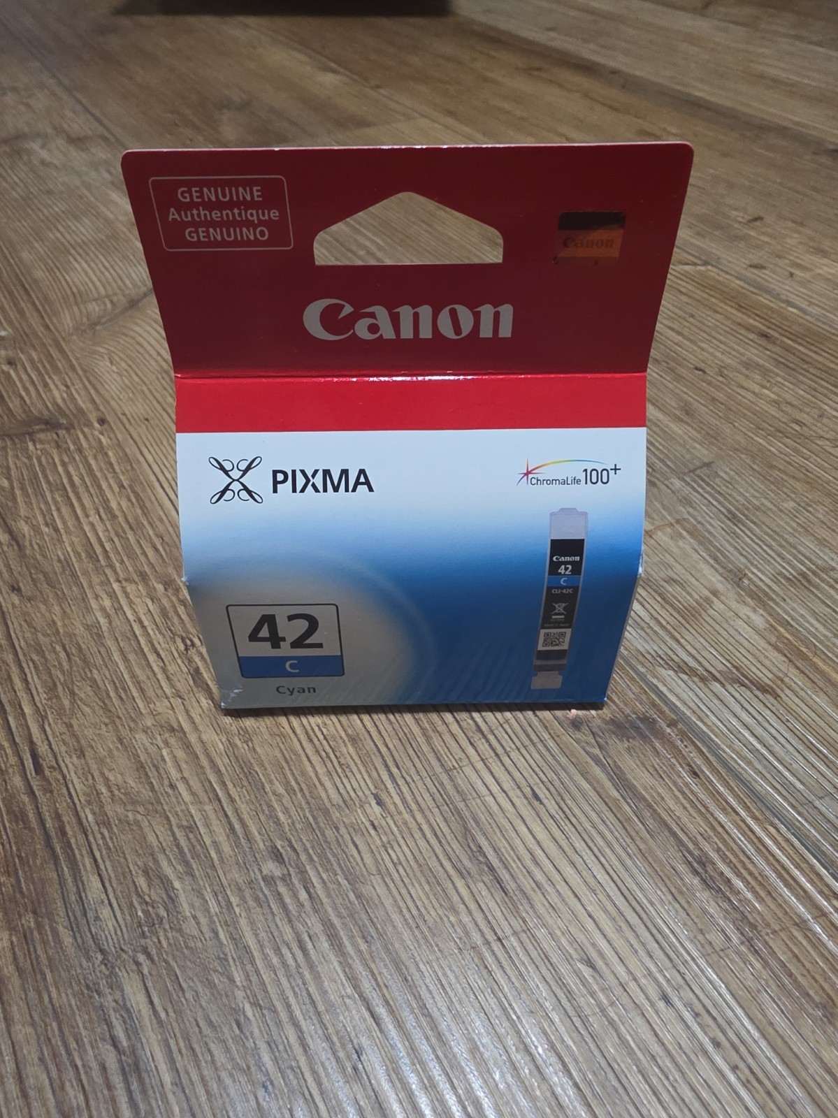 Genuine Canon CLI-42 C Cyan Ink Cartridge - NEW SEALED