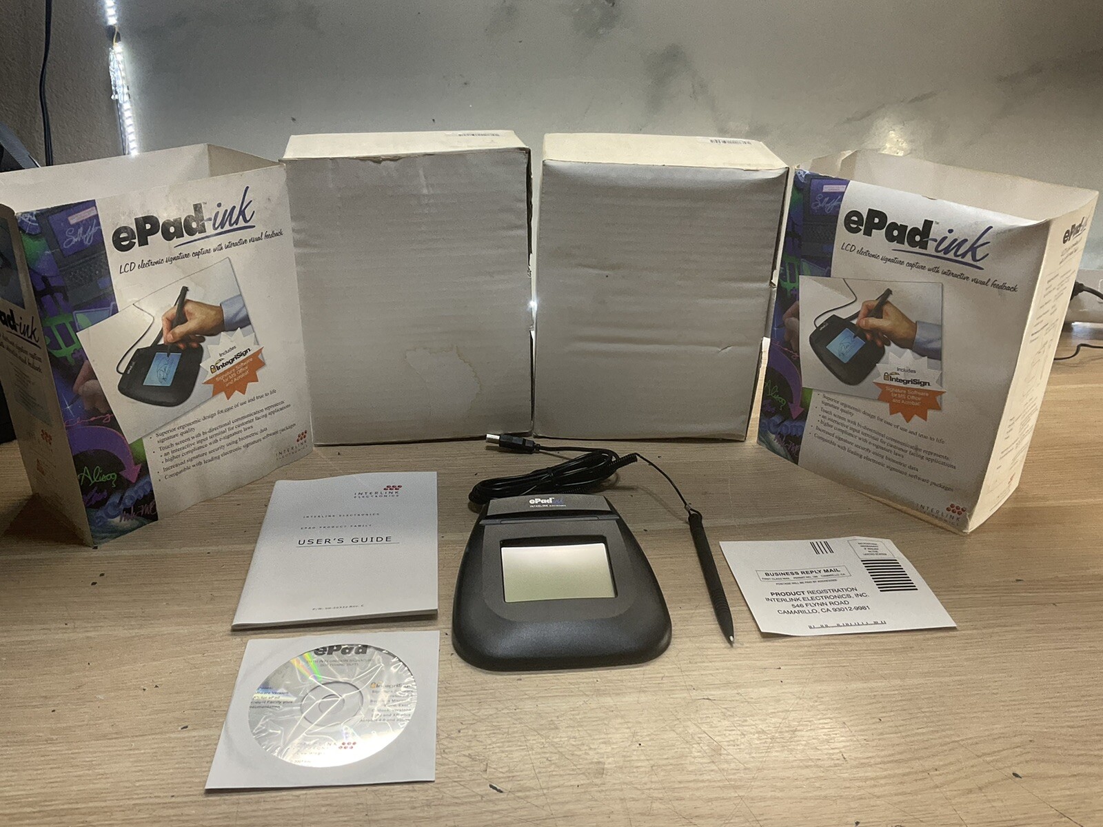 ePadlink ePad-ink Signature Pad with Intersign Desktop Software VP9840/JUA2189