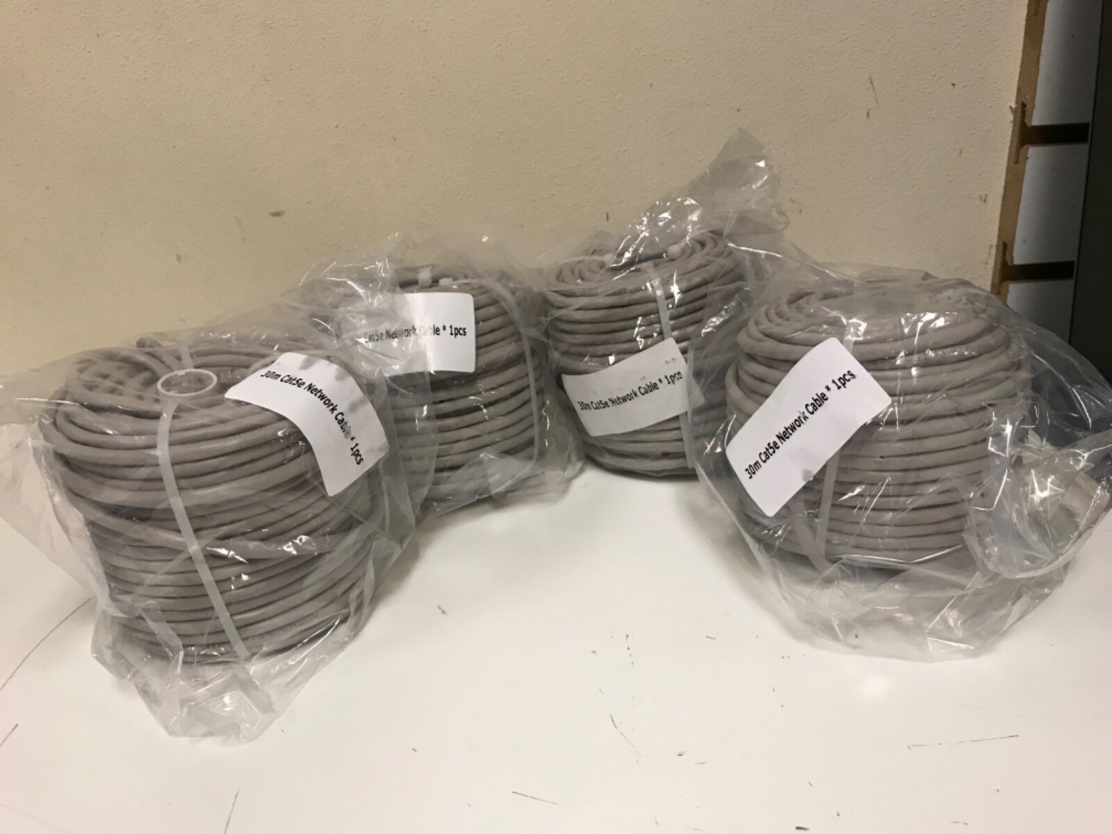 Lorex 30 meter CAT 5e Network Cables pack of 4