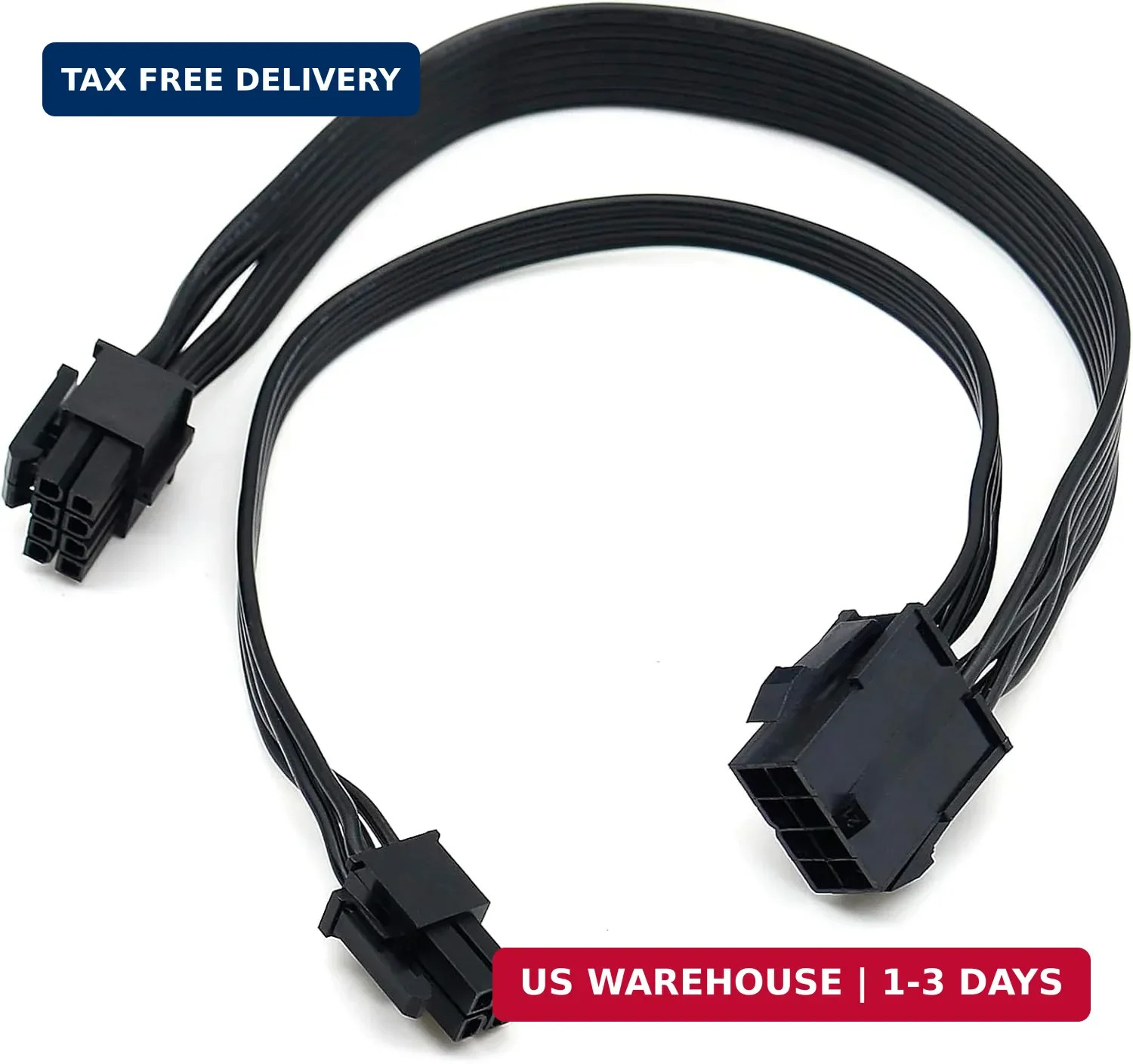 EPS 12V CPU 8 Pin Female to CPU ATX 8 (4 + 4) Pin and ATX 4 Pin Male Power Suppl