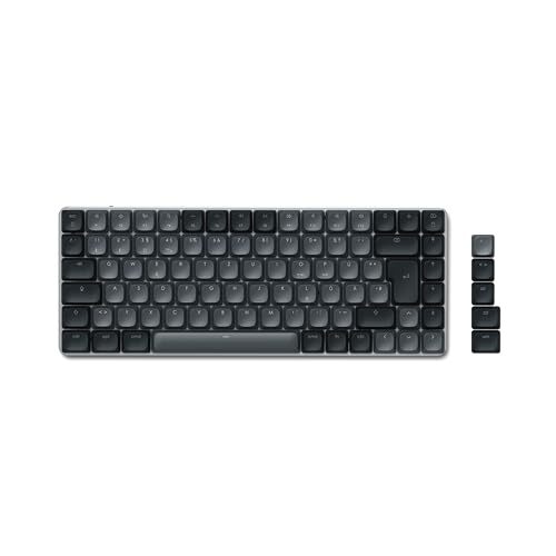 Satechi SM1 75% Mechanical Keyboard  LED Backlit Bluetooth Keyboard  84 Keys