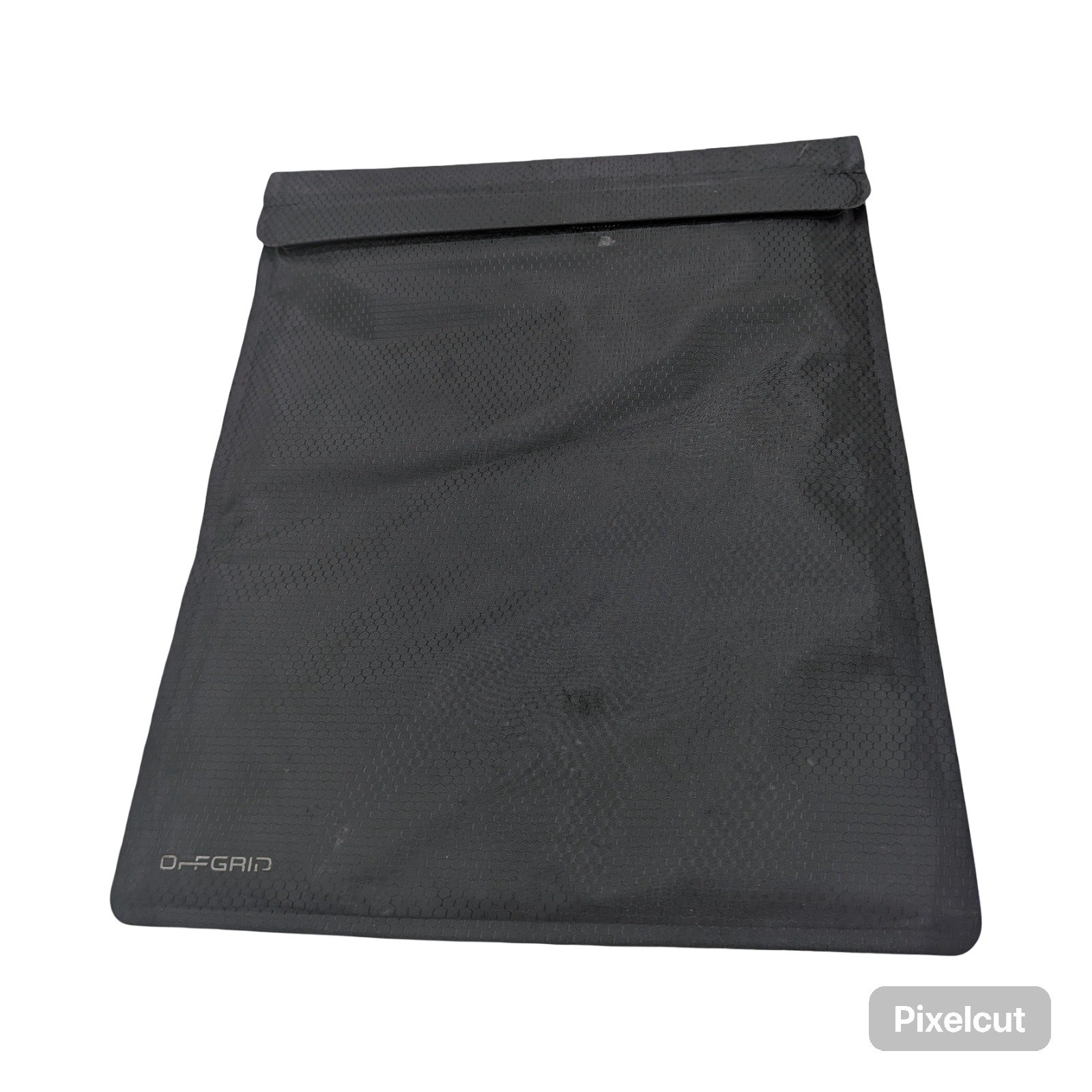 OffGrid Faraday Bag Signal Blocking Sleeve Black Honeycomb Ripstop Tablet Pouch